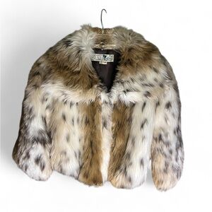 Faux Fur Jacket Sz L Jolt Brand